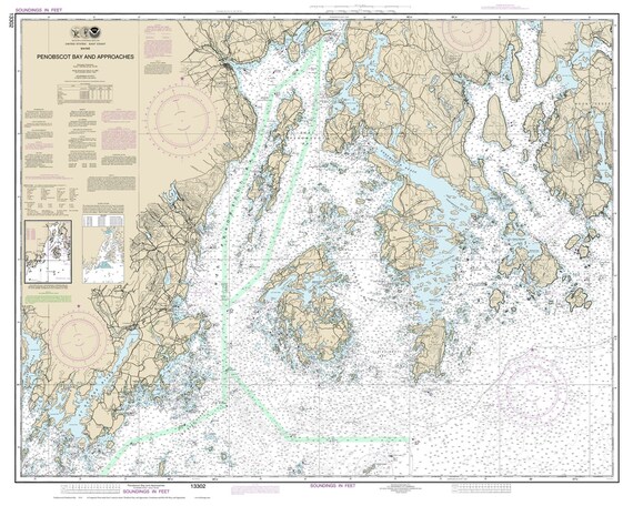 Maine Coast Nautical Charts