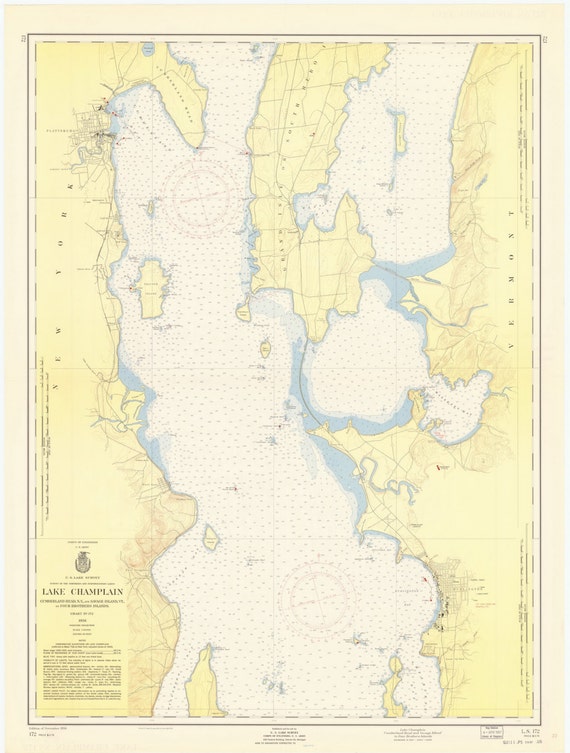 Lake Champlain Depth Chart