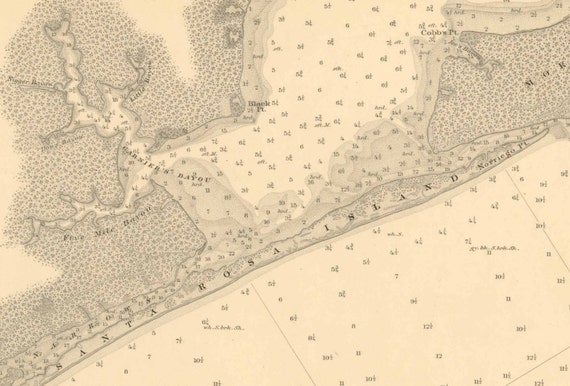 Choctawhatchee Bay Depth Chart
