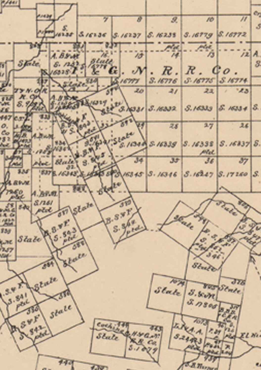 Encinal County Texas 1879 Old Wall Map Reprint With Land Etsy