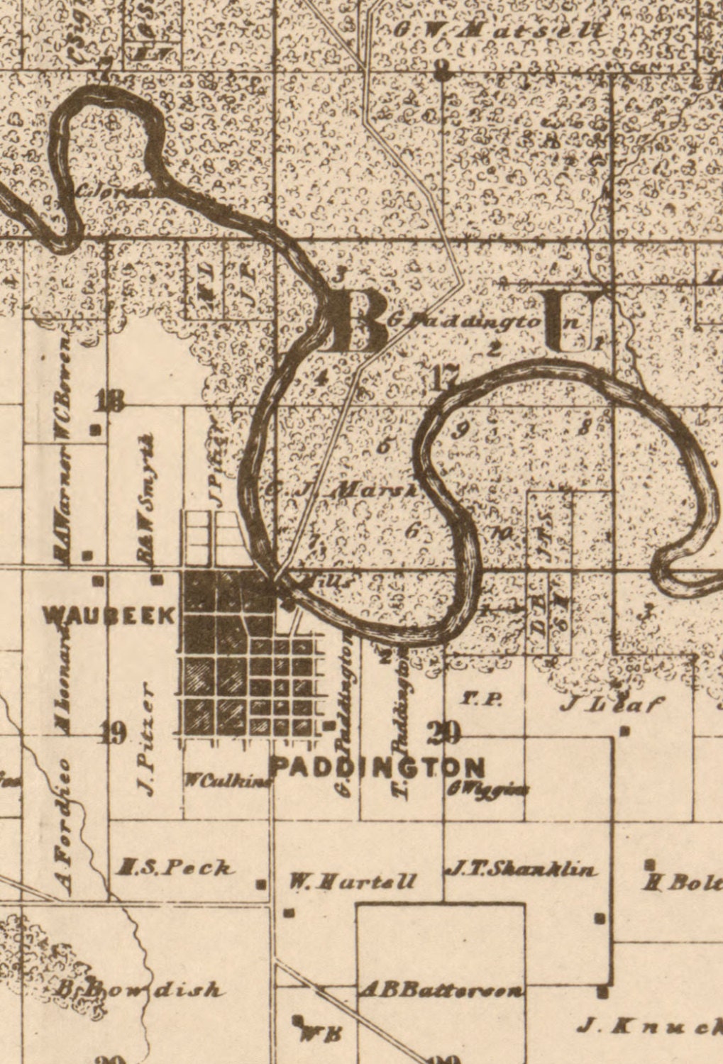 Linn County Iowa 1859 Old Wall Map With Landowner Names Farm Etsy