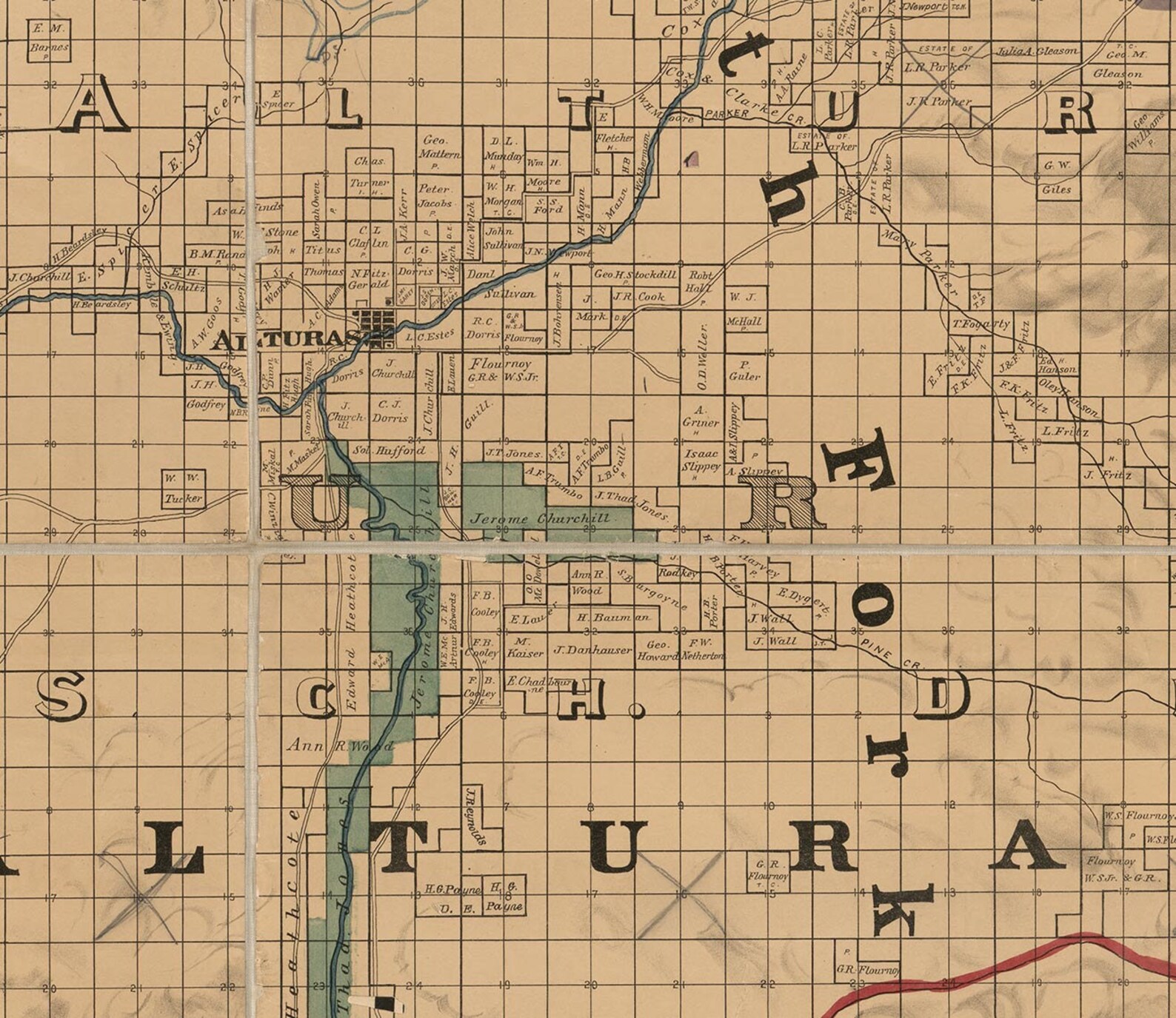 Modoc County California 1887 Old Wall Map Reprint with Etsy