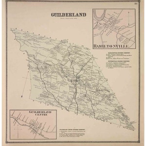 Guilderland, NY 1866 - Albany-Schenectady - NY Atlas