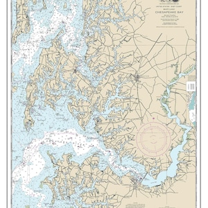 Choptank River 2014 - Nautical Map Chesapeake Bay - Custom Print - 1:80000 - 12263 - Reprint