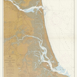 New Rochelle to Throgs Neck Long Island Sound NY 1917 Nautical Map Reprint Harbors 272