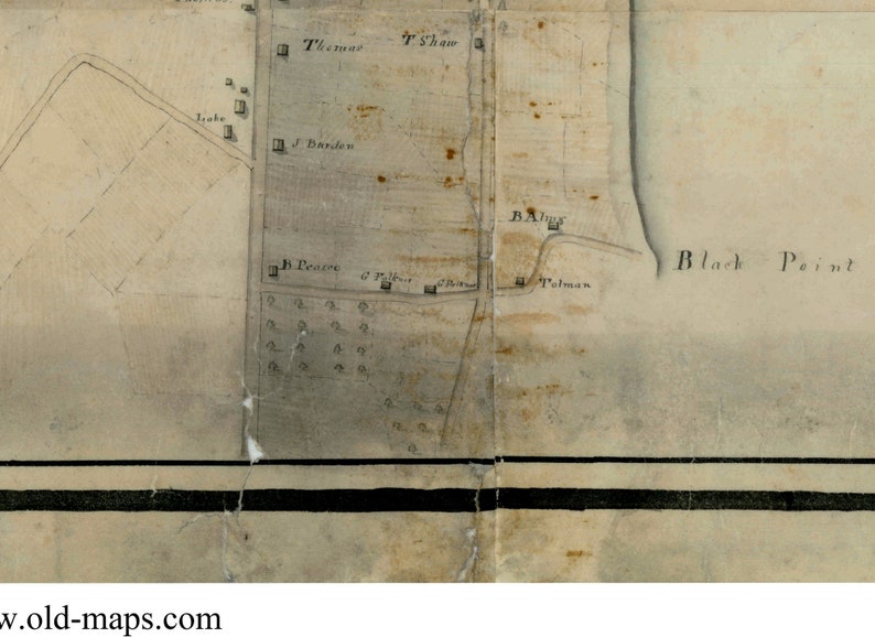 Aquidneck Island north Rhode Island 1819 Map