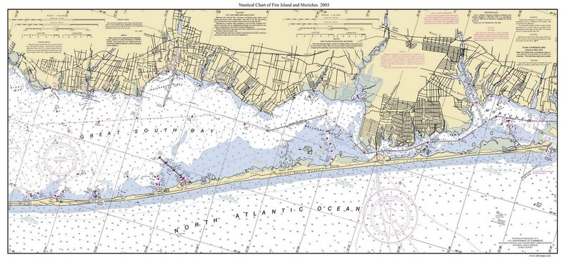 Long Island Nautical Chart