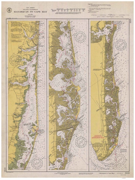 Cape May Nautical Chart