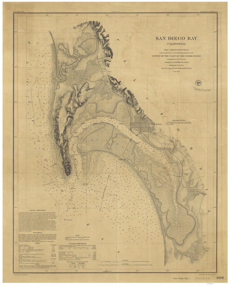 San Diego Bay Depth Chart