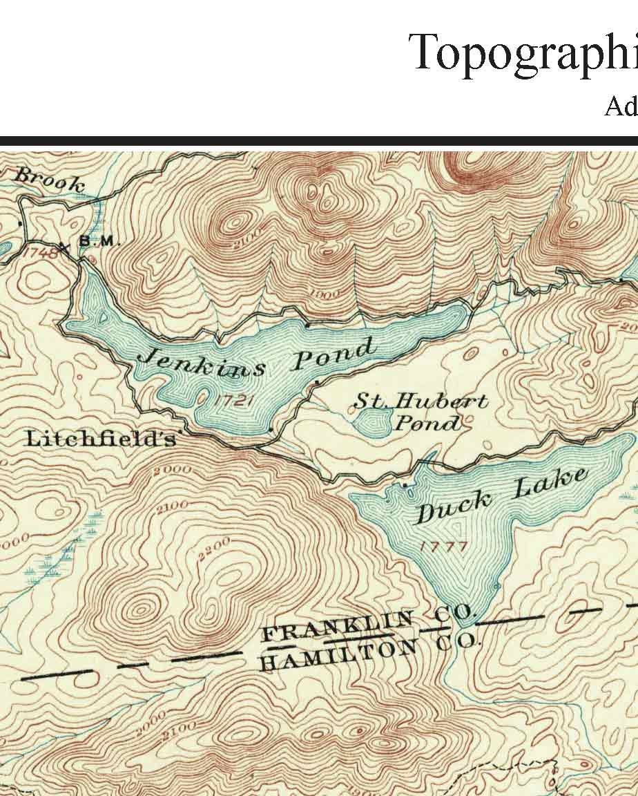 Long Lake 1904 USGS Old Topographic map Reprint Custom Etsy