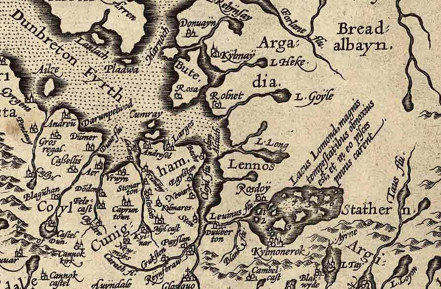 Scotland 1608 Old Map - Ortelius - Reprint - Etsy