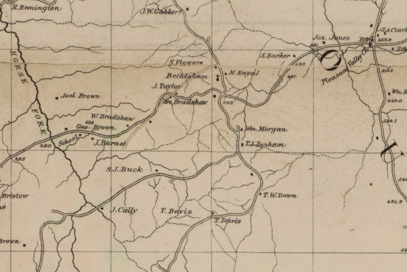 Hancock County Kentucky 1887 Old Wall Map With Homeowner Etsy