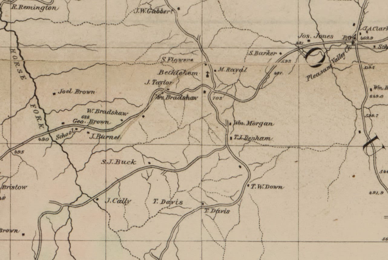 Hancock County Kentucky 1887 Old Wall Map With Homeowner Etsy