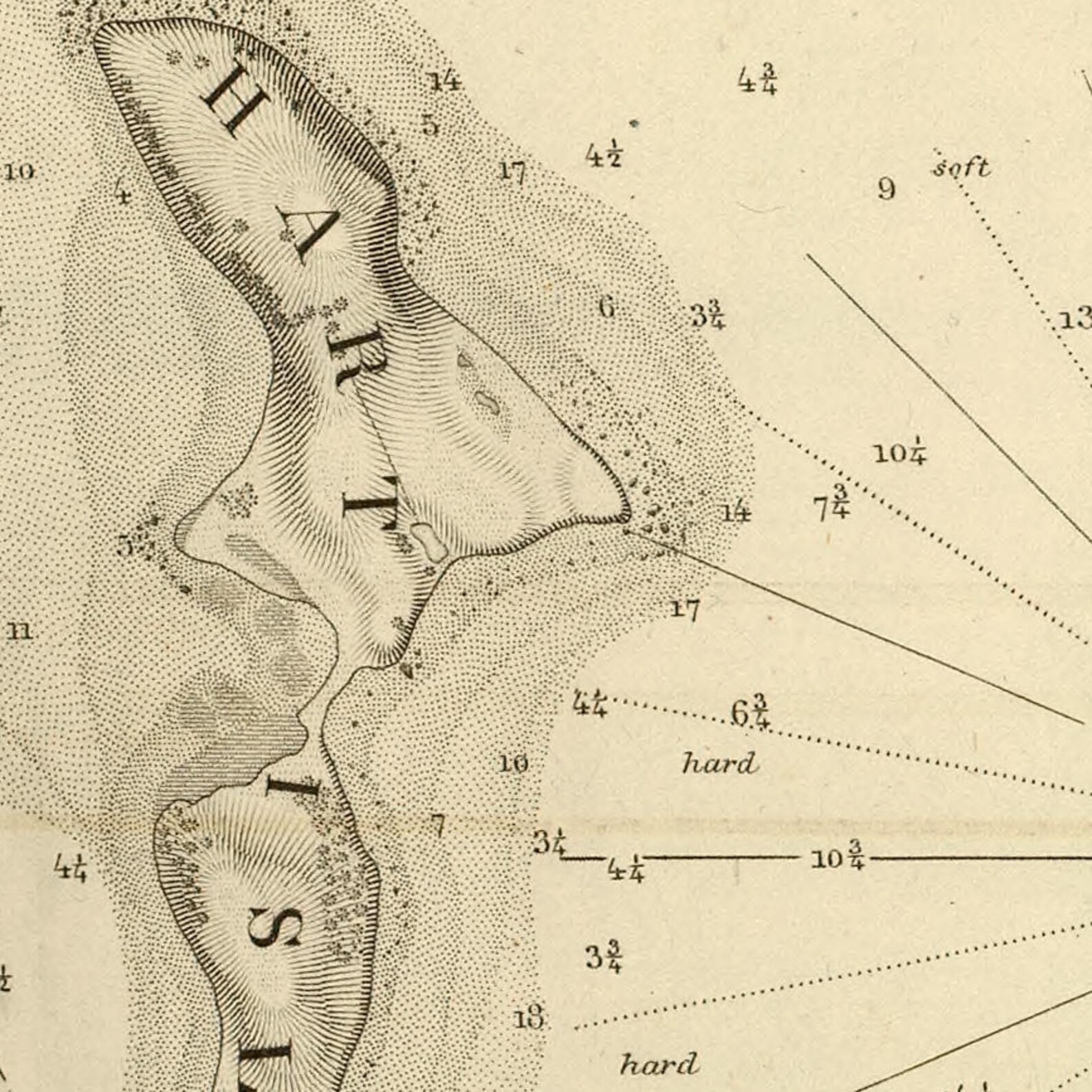 Hart & City Islands New York Nautical Map 1851 Reprint Etsy