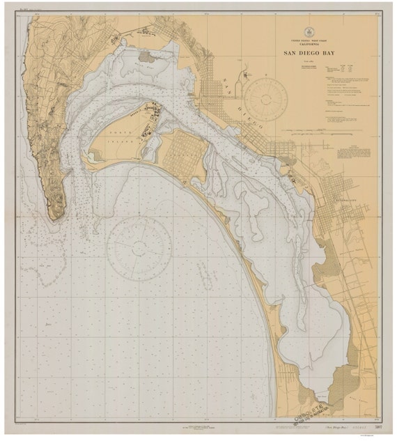 San Diego Bay Chart