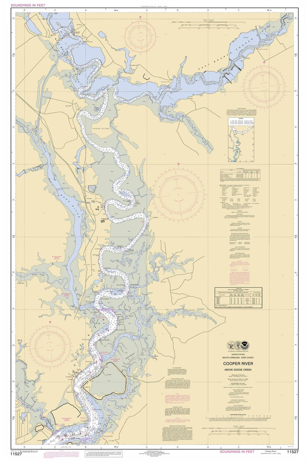 Cooper River Nautical Chart