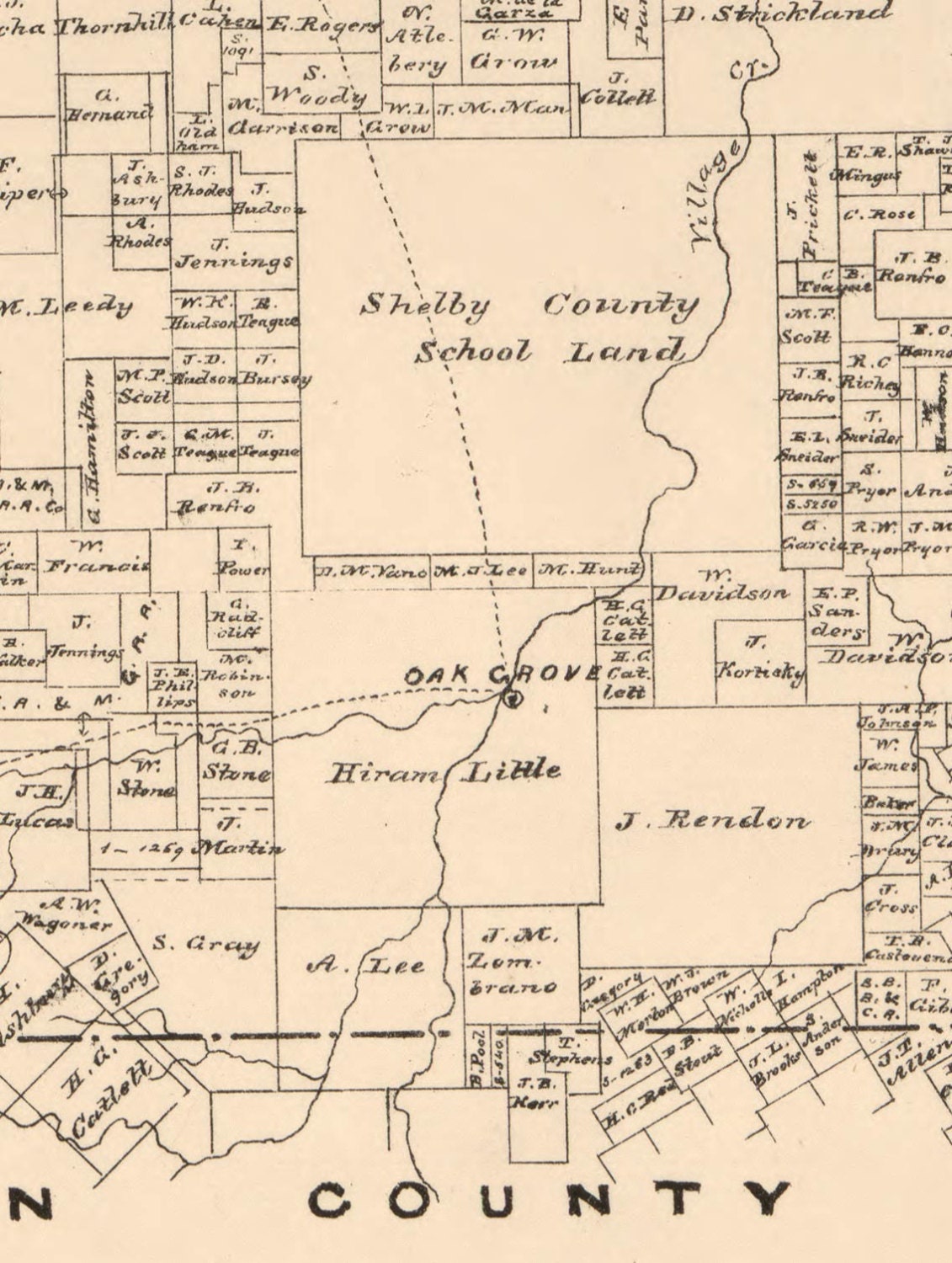 Tarrant County Texas 1870x Old Wall Map Reprint With Land Etsy