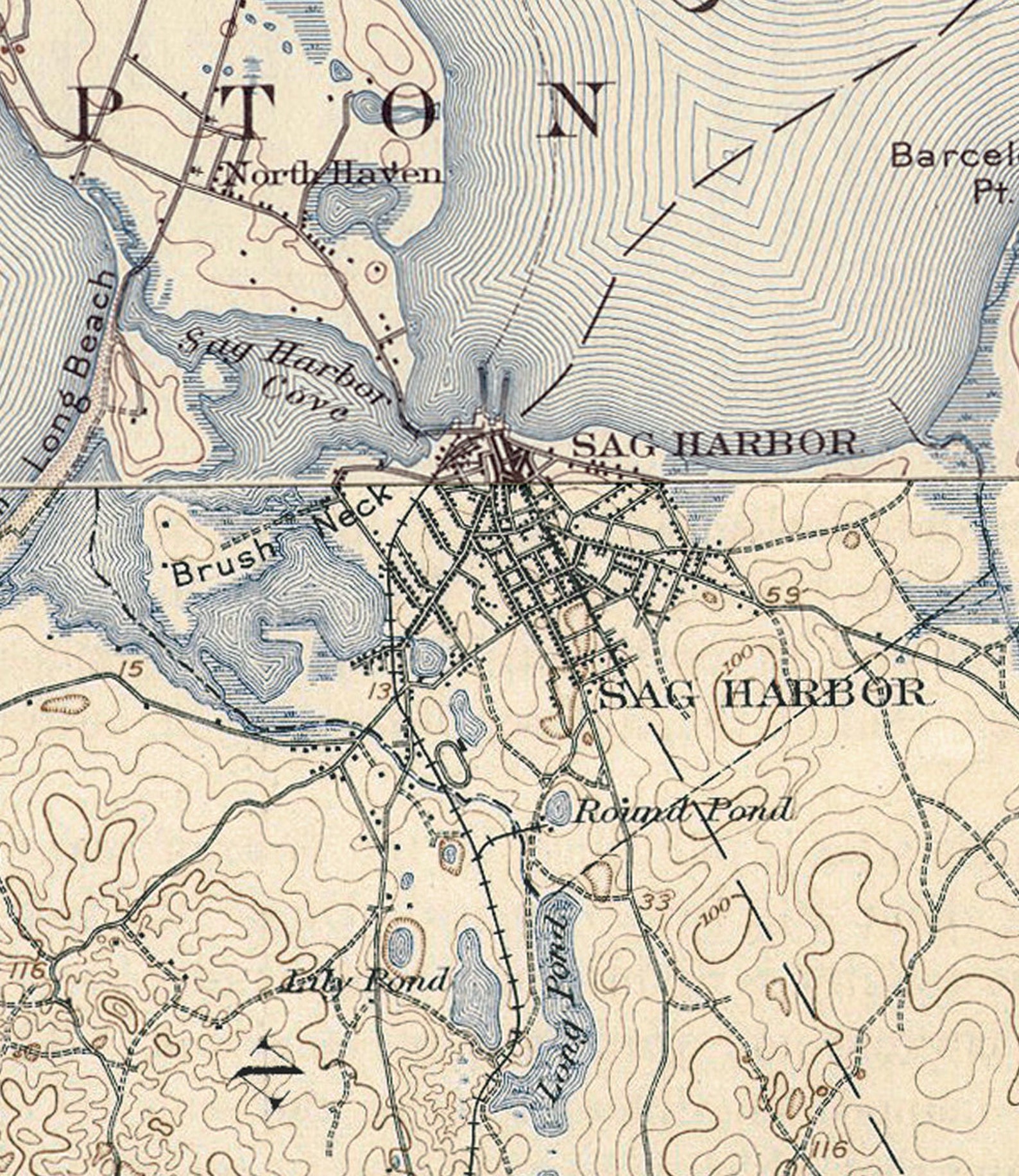 Shelter Island and Sag Harbor Long Island New York 1904 Etsy