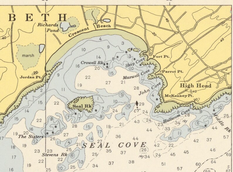 Saco Bay and Vicinity Biddeford Higgins & Old Orchard Beach Etsy