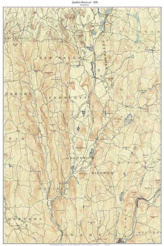 Quabbin Reservoir Depth Chart