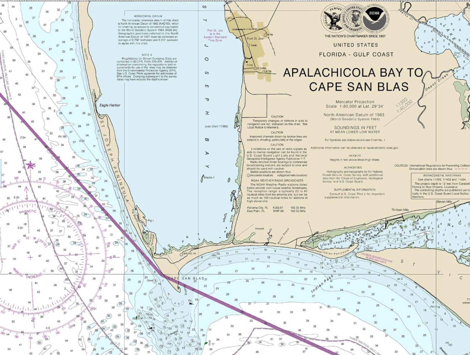 Apalachicola Bay to Cape San Blas 2014 Eagle Harbor St Etsy