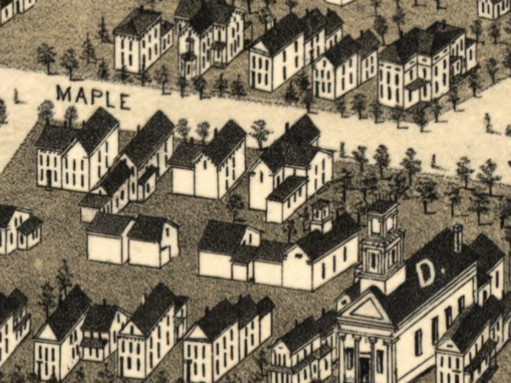 Plainville Connecticut 1878 Birds Eye View With Factory Inset Etsy UK