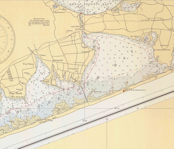 Shinnecock Bay Nautical Chart