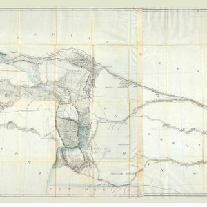 Fort Leavenworth to Great Salt Lake 1852 Old Map Military Exploring Mormons Plains Indian Tribes Utah Midwest Regional