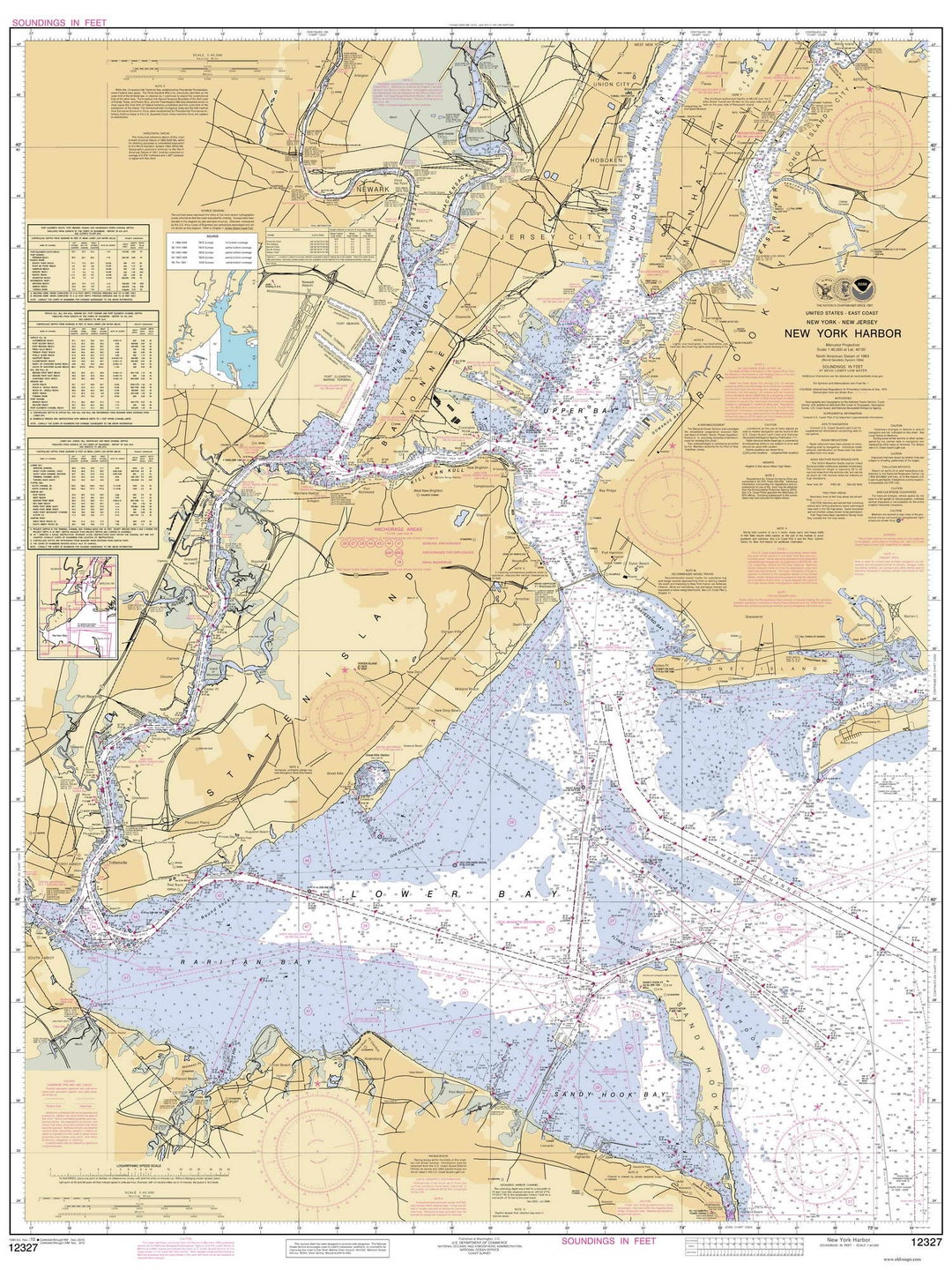 Map Of Ny Harbor