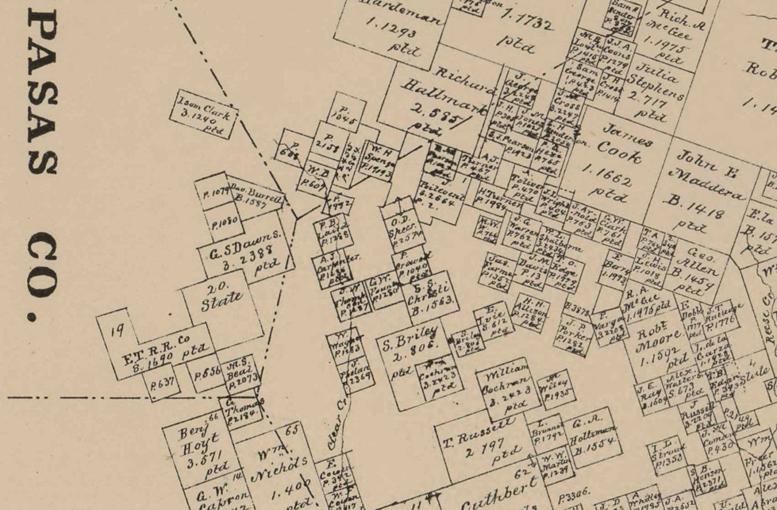 Bell County Texas 1879 Old Wall Map Reprint With Land Etsy