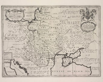 Poland 1700 Old Map -  Wall Map Reprint