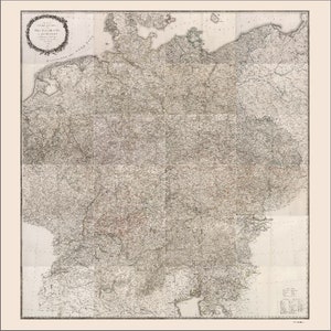 Germany 1797 Old Map - Europe