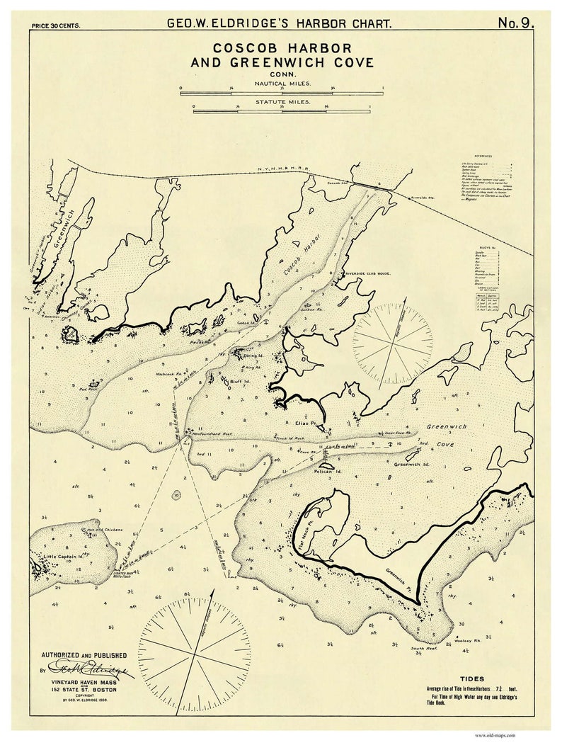 Maine Harbors Tide Chart