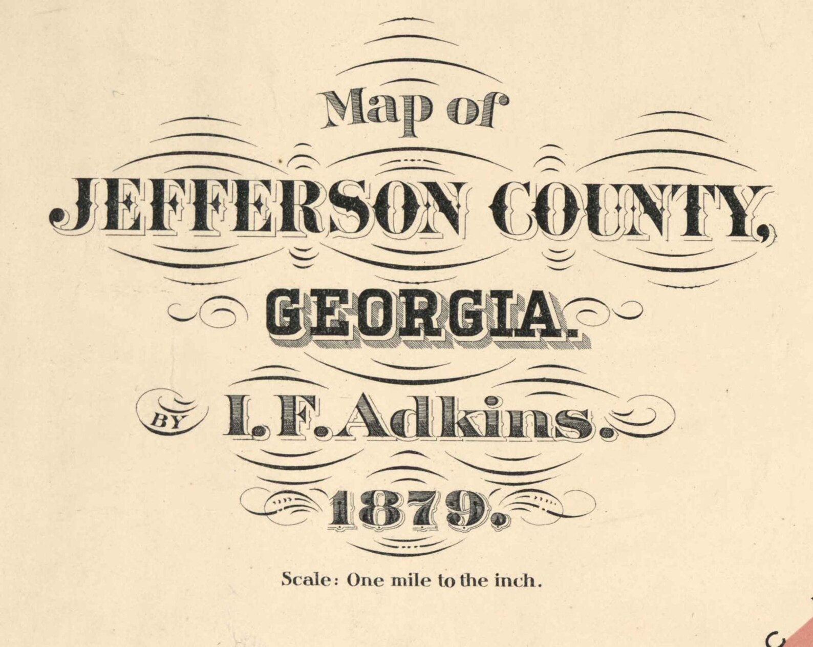 Jefferson County Old 1879 Map Wall Map With Etsy