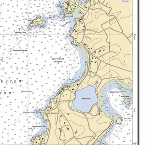 Gloucester Harbor & Annisquam River 2010 Nautical Map Massachusetts