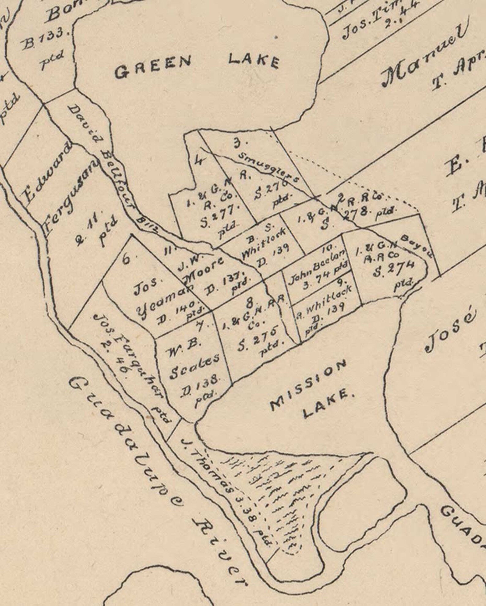 Condado de Calhoun Texas 1879 Reimpresión del mapa de la Etsy España