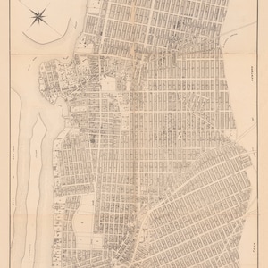 Long Island City New York Old Map Reprint - 1893 - Queens Co NY Cities Other