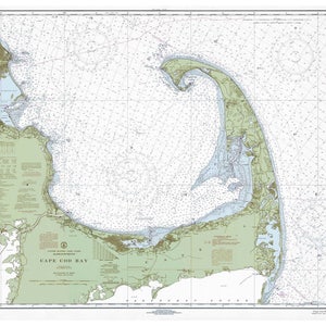 Cape Cod Bay - 1968 Nautical Map - 80000 AC Reprint Ed - Chart 1208-13426