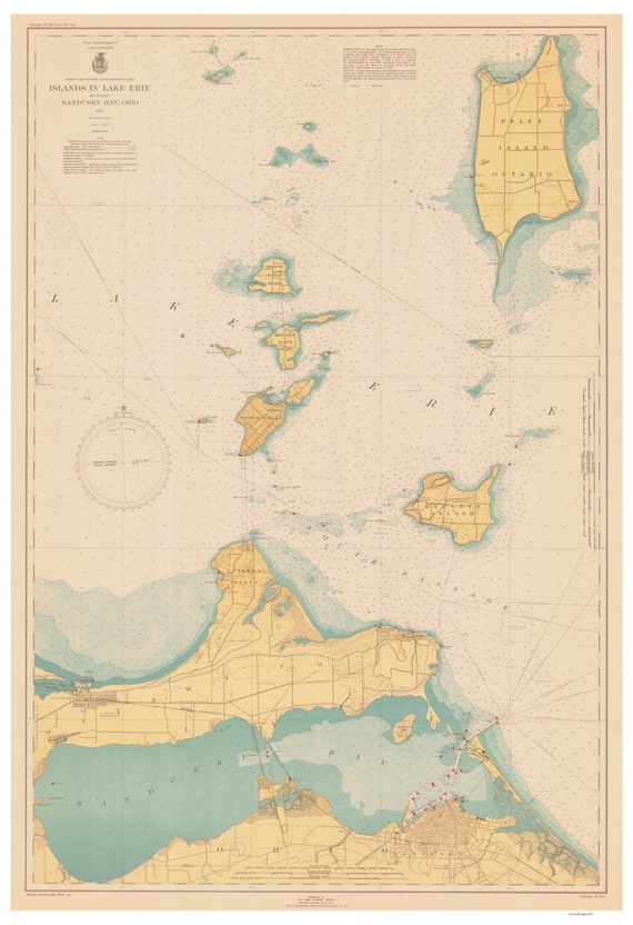 Lake Erie Navigation Charts