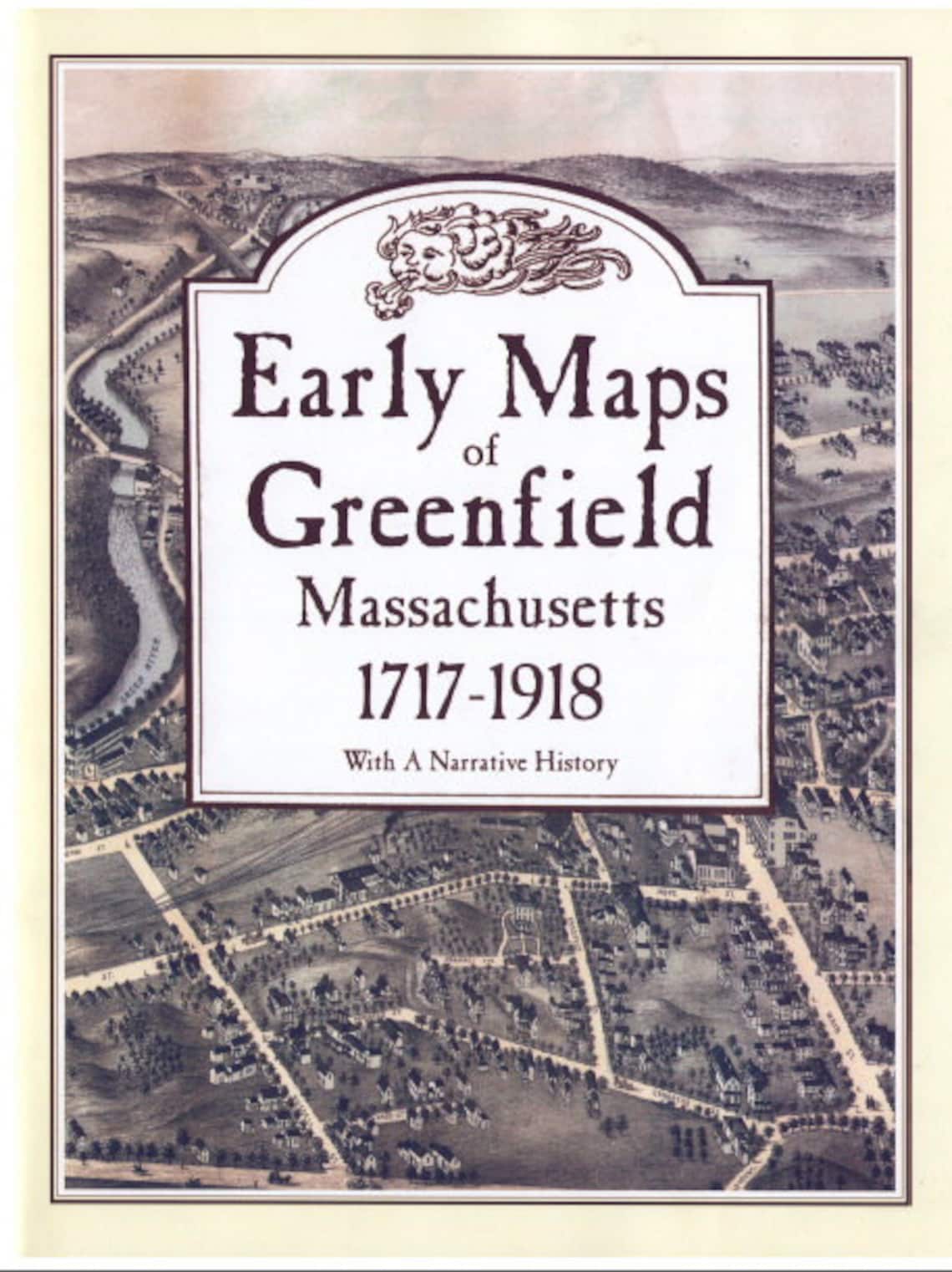 Early Maps of Greenfield Massachusetts 17171918 65 page Etsy