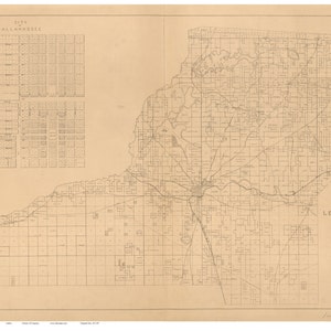 May include: A black and white map of Leon County, Florida, showing the city of Tallahassee and surrounding areas. The map is divided into sections with grid lines and includes roads, rivers, and other geographical features.