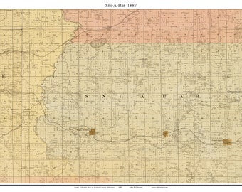Oak Grove Mo Map Blue Springs Mo Map | Etsy