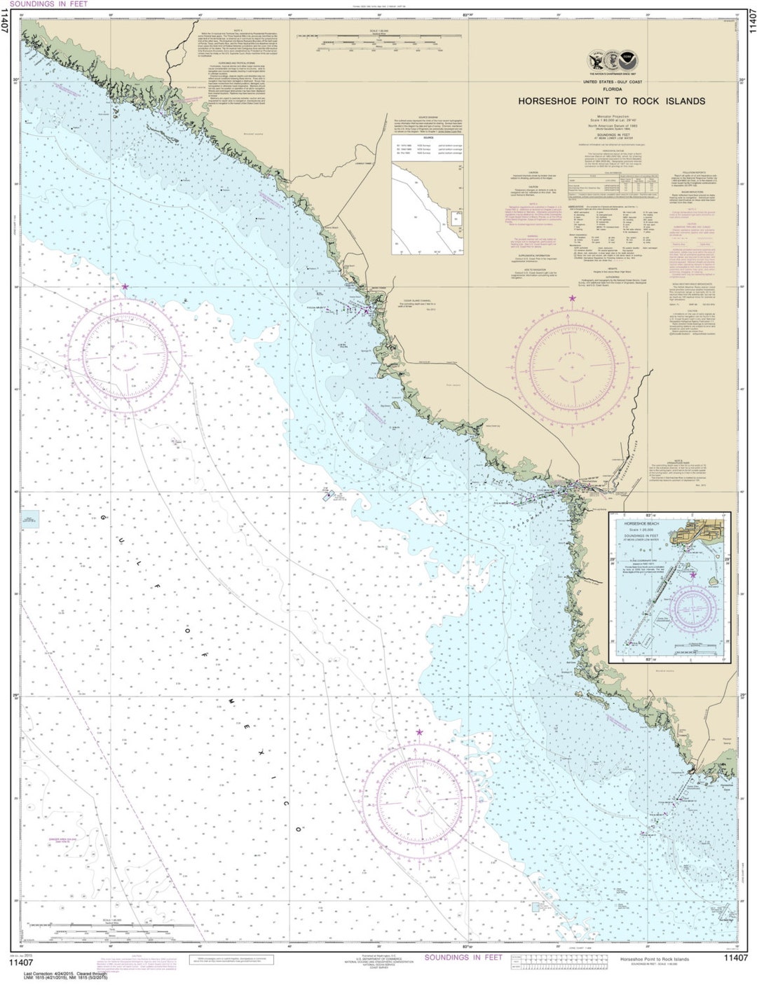 Point O Rocks Florida Map Horseshoe Point to Rock Islands - 2015 Hagens Cove Steinhatchee River ...