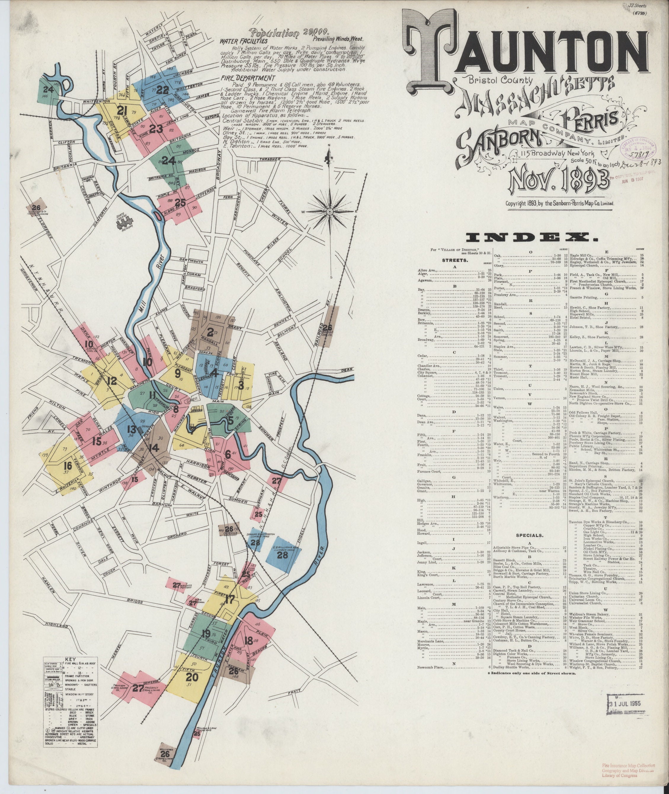 Taunton Street Map