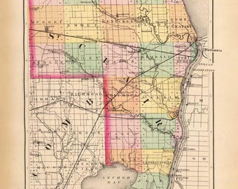 St. Claire County Michigan 1873 - MI Atlas 1873 #88