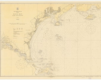Saco Bay and Vicinity, Biddeford, Higgins & Old Orchard Beach, Maine - 1925 Nautical Map  Harbors 1 231 Reprint