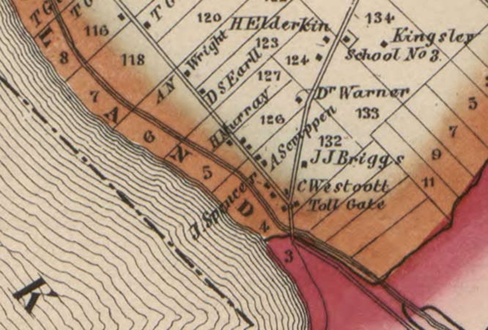 Onondaga County New York 1859 Old Wall Map Reprint with Etsy