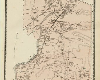 Old Northfield Map Etsy