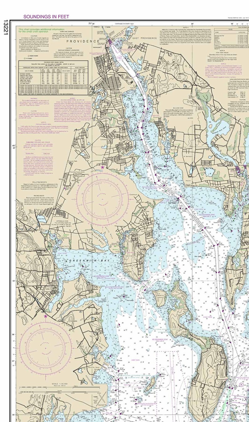 narragansett-bay-ri-2014-nautical-map-reprint-harbors-353-etsy