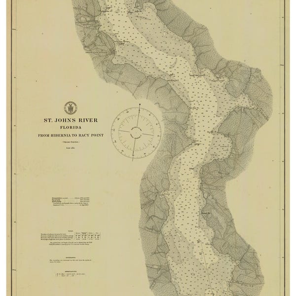 Nautical Chart St John River Florida - Il 600x600.1242212406 396o